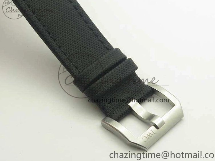 MIROTIME 0125 HighQuality Mark XVIII LAUREUS IW324703 Black Ceramic MKF Best Edition On Black Nylon Strap A 7218